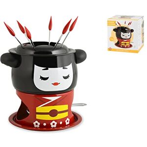 H&H Home Non-Stick Fondue Set 11 Pieces Dolly Decoration, Material:, Multi-Coloured