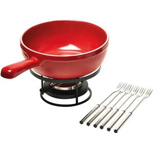 Emile Henry Burgundy Fondue Set