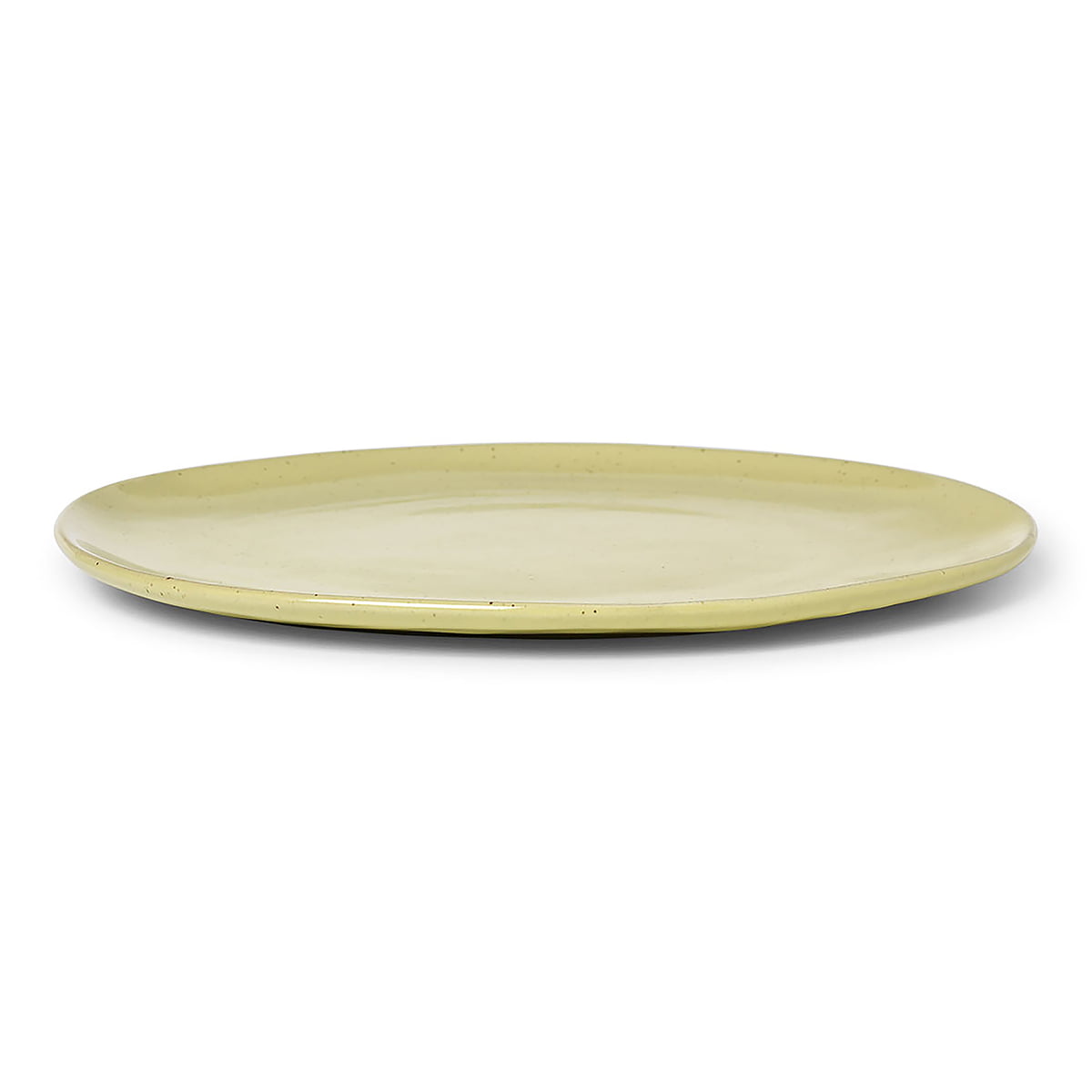 ferm LIVING - Flow Speiseteller, Ø 27 cm, yellow speckle