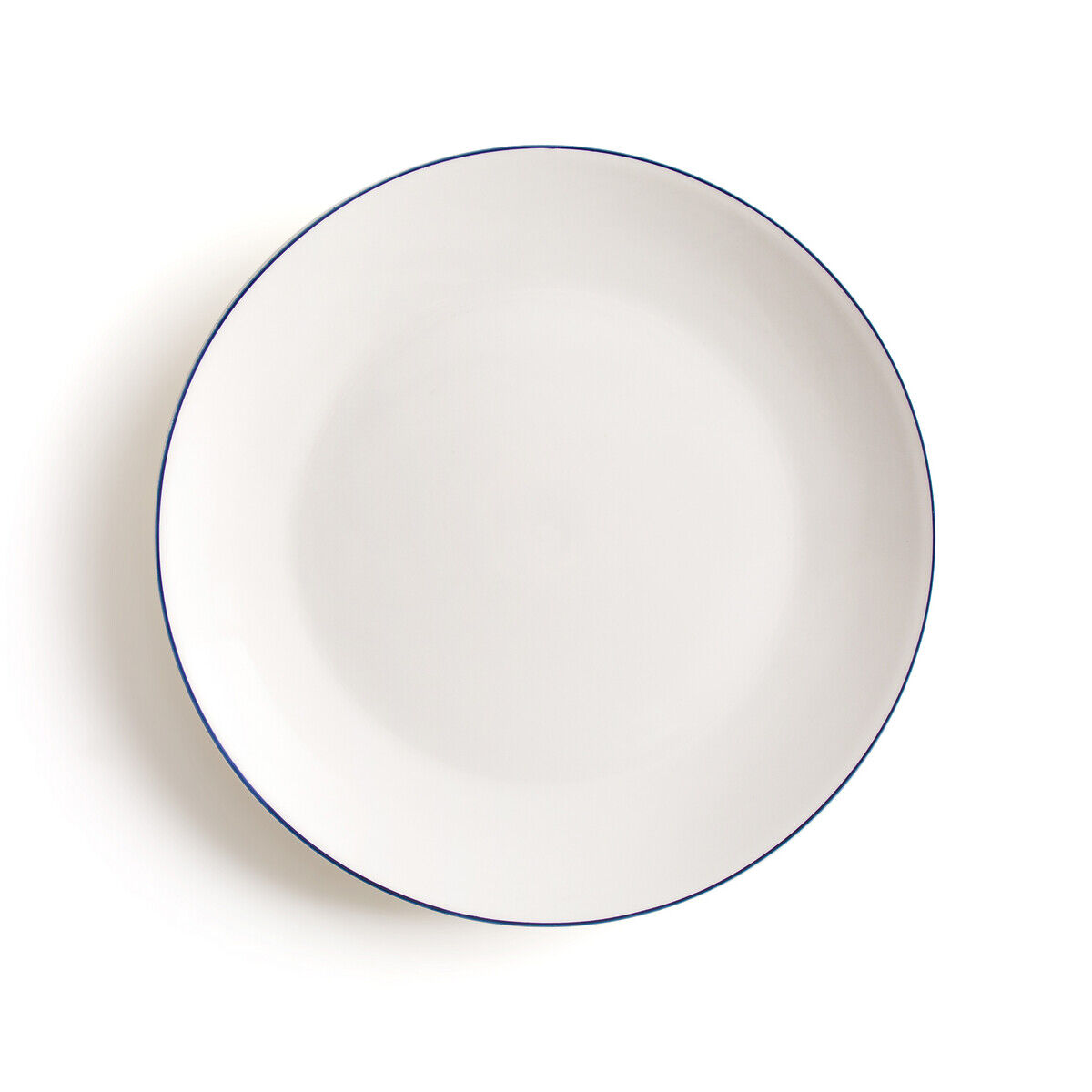 LA REDOUTE INTERIEURS Lot de 4 assiettes plates porcelaine, Malo