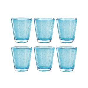 LEONARDO Glas »Burano, Verde 330ml«, (6 tlg.), 6 teilig blau