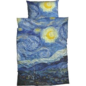 Goebel Bettwäsche »Starry Night«, (2 tlg.), geniales Design von Vincent van Gogh moonlight blau