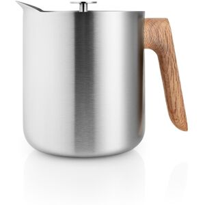 Eva Solo Teekanne »Solo Teebereiter Nordic Kitchen«, 1 l, Griff aus Eiche... silberfarben