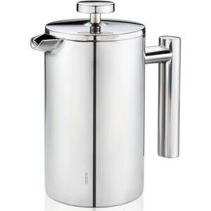 GEFU French Press Kanne »GUSTAVO«, 1000 l Kaffeekanne, einfaches Zubereitung,... silberfarben