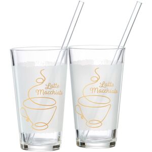 Ritzenhoff & Breker Latte-Macchiato-Glas »Coffee«, (Set, 4 tlg., 2 Latte... transparent