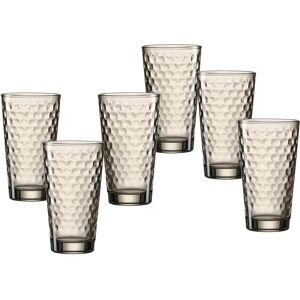 Ritzenhoff & Breker Longdrinkglas »Favo, 6-teilig«, (Set, 6 tlg.), 350 ml braun Größe