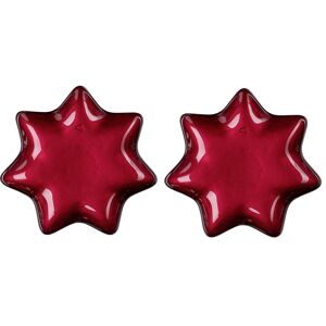 LEONARDO Dekoschale »Sternschale Stella rot 28cm« Rot Größe