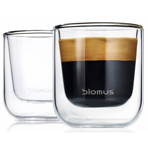 BLOMUS Espressoglas »NERO«, (Set, 2 tlg.), Doppelwandig, 2-teilig transparent Größe