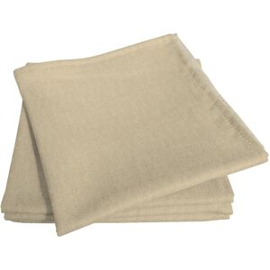 Adam Stoffserviette »Uni Light Collection, Beige, 4 Stück«, (4 St.) Beige Größe