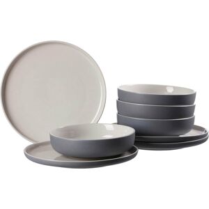 Ritzenhoff & Breker Tafelservice »Teller Set, Geschirr-Set Jasper«, (Set, 8... grau Größe