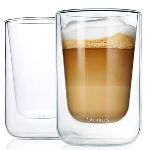 BLOMUS Thermoglas »NERO«, (Set, 2 tlg.), Doppelwandig, Inhalt 250 ml, 2-teilig transparent Größe