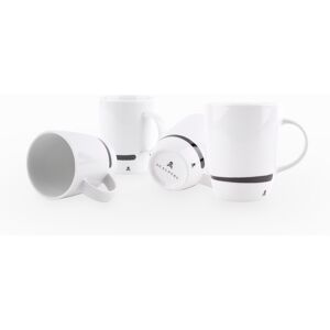 Home Scalpers Frühstücks-Geschirrset »Becher 2er Set«, (Set, 4 tlg.) weiss Größe