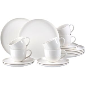 Ritzenhoff & Breker Kaffeeservice »Geschirr-Set, Service Skagen«, (Set, 18... weiss Größe