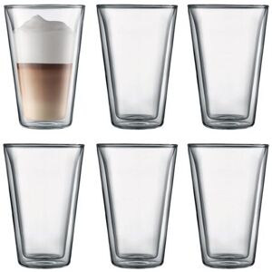 Bodum Glas »Macchiato-Glas Canteen«, (6 tlg.) transparent Größe