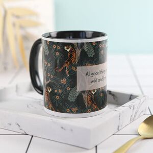 smartphoto Farbige Tasse Schwarz zu Weihnachten