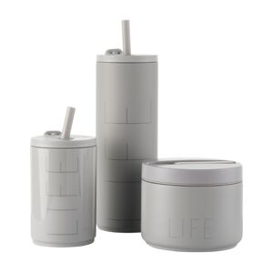 Design Letters Lunch Geschirr-Set To-Go, 3-teilig 