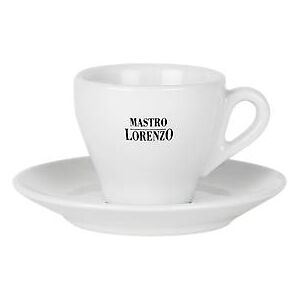 Espresso Tassen Mastro Lorenzo, 6 Stück, weiss