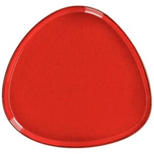 VEGA Teller flach Sidina organisch mit Rand; 27.2x26x2.5 cm (LxBxH); rot; organisch; 6 Stück / Packung