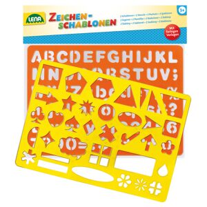 LENA Zeichenschablonen ABC - 6er Set