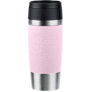 Emsa TRAVEL MUG Classic Thermobecher (hellrosa/edelstahl, 0,36 Liter) /