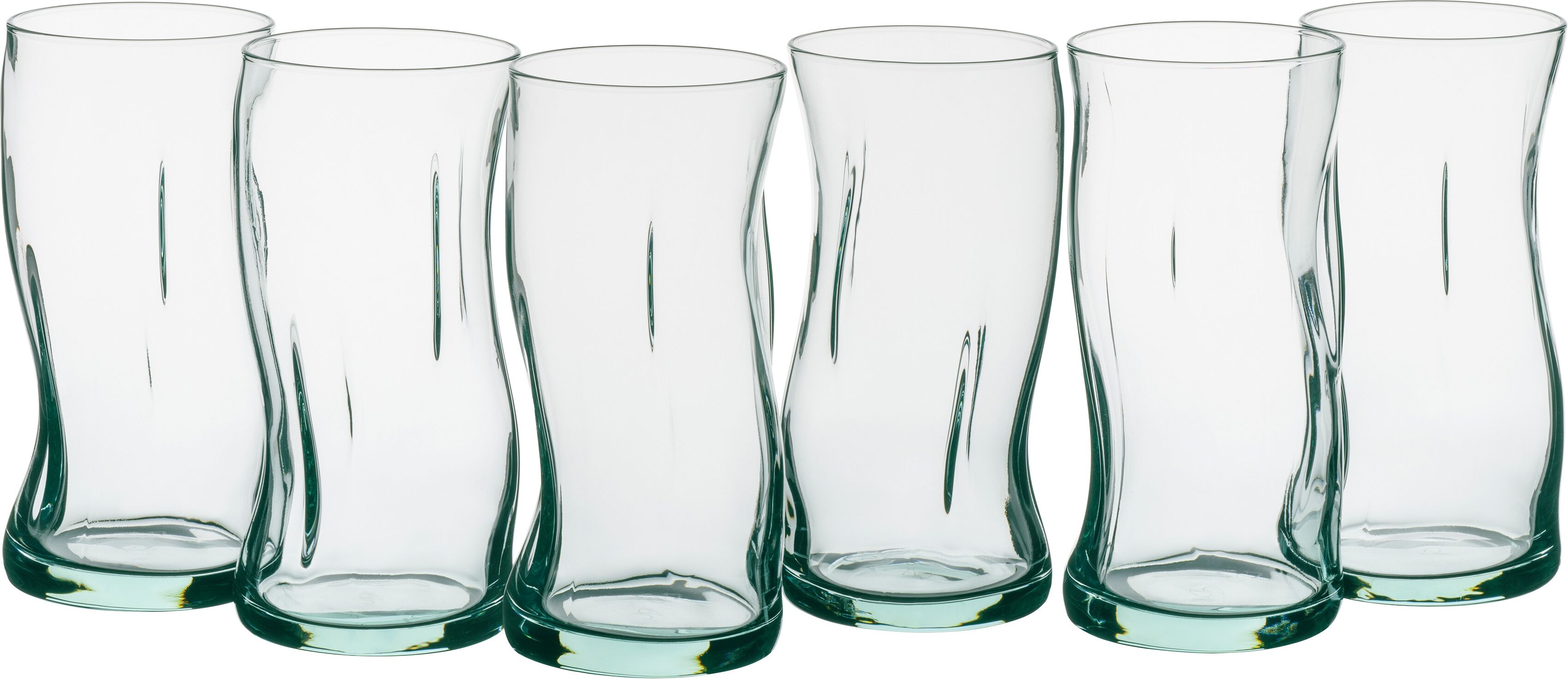 GOODproduct Longdrinkglas »Ezzo«, (Set, 6 tlg.), 6-teilig farblos