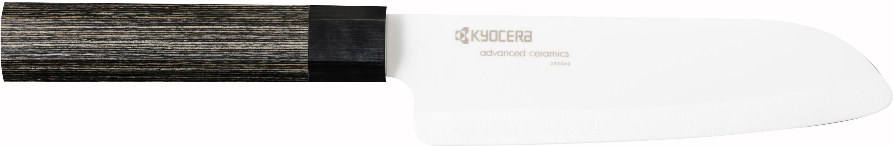 Kyocera Santokumesser »Fuji Schwarz«, (1 tlg.), Holzart: Pakka,... schwarz Größe