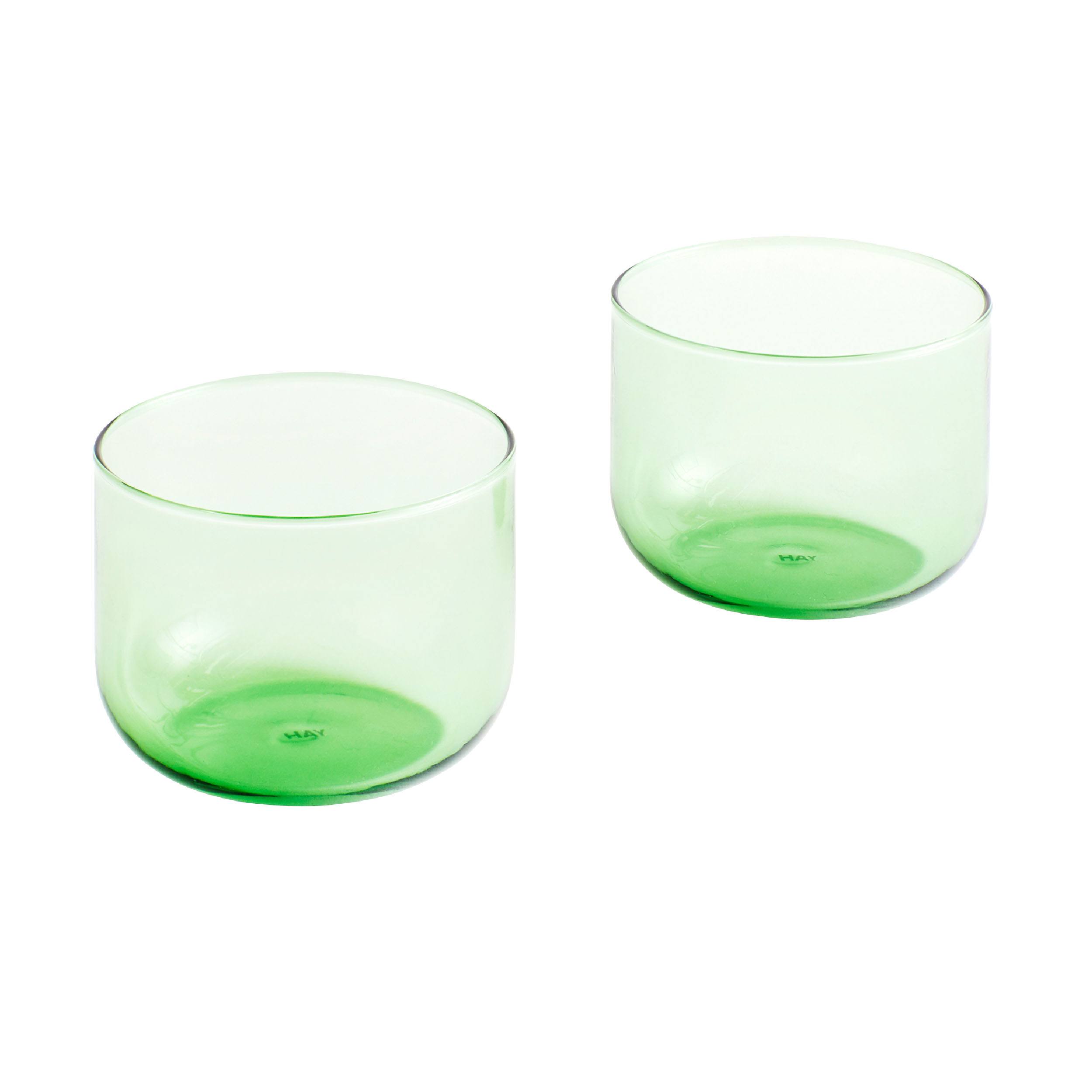 HAY Tint Trinkglas 2er-Set  grün
