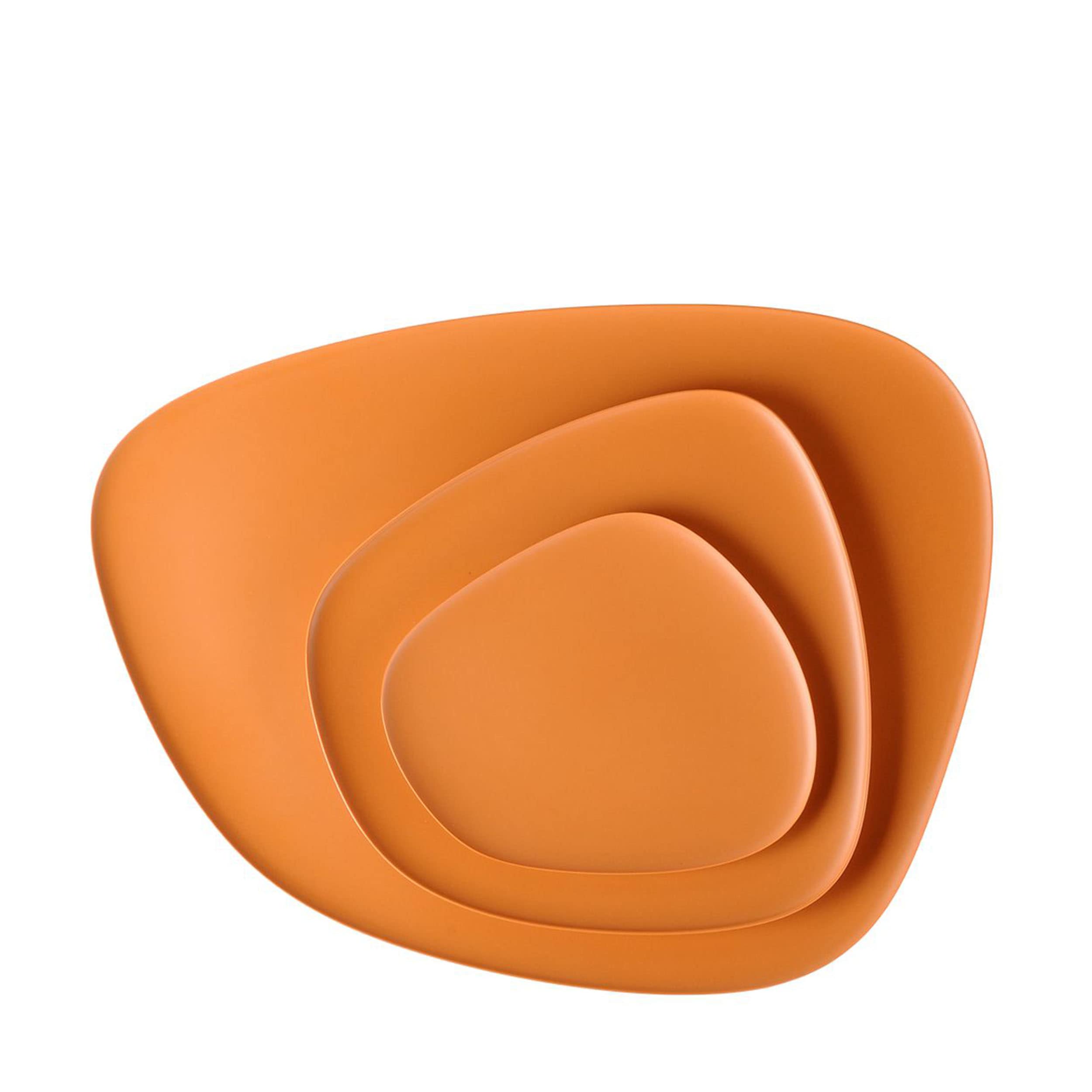 Kartell Namasté Tablett 3er-Set  orange