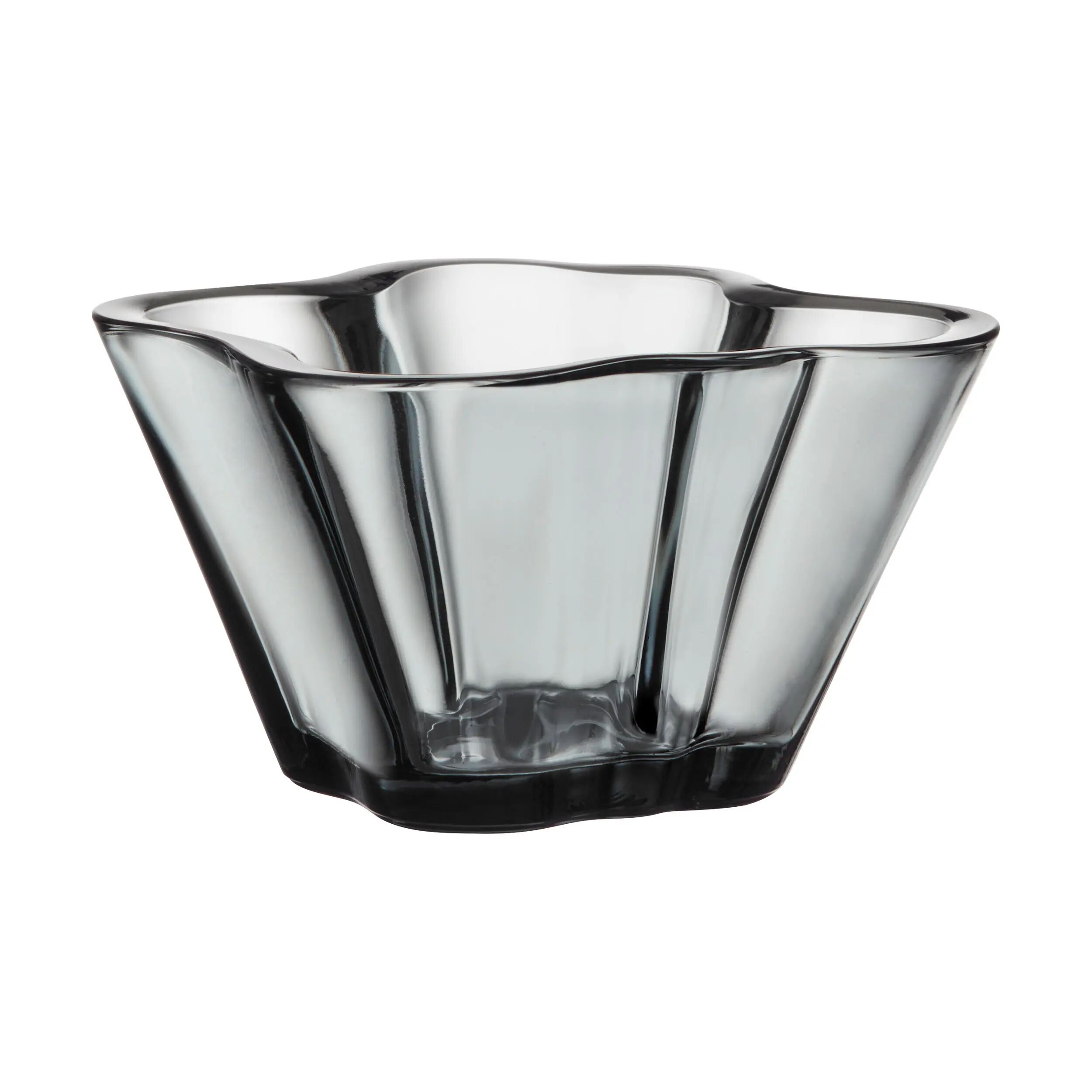 iittala Aalto Collection Glasschale  grau