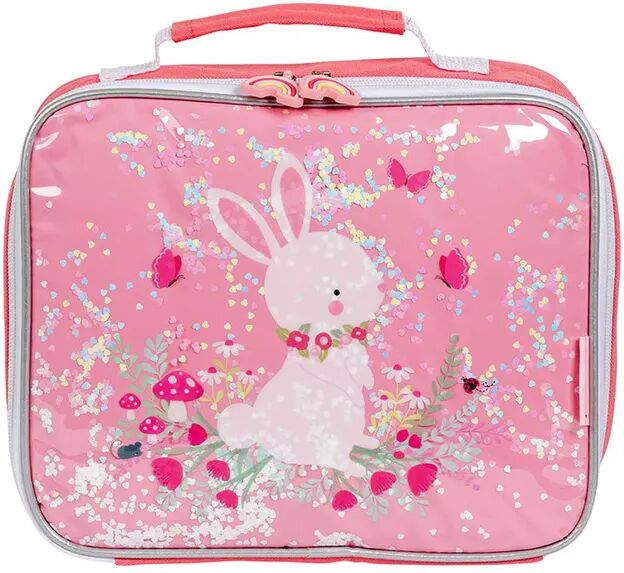 A Little Lovely Company Kühltasche GLITTER BUNNY (27x23x8) in pink