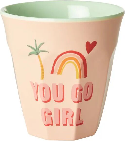 rice Melamin-Becher YOU GO GIRL medium