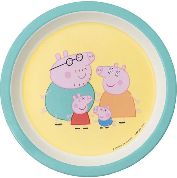 Petit jour Melamin-Teller PEPPA PIG ELTERN in bunt