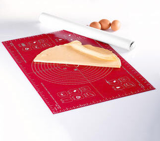 Mastrad Ausroll-Backmatte 40 x 60 cm, Rot