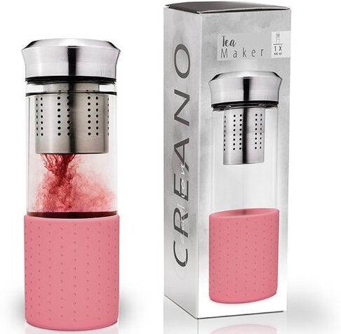 Creano Teamaker inkl. Silkonschuber und Neoprenhülle, Rosa