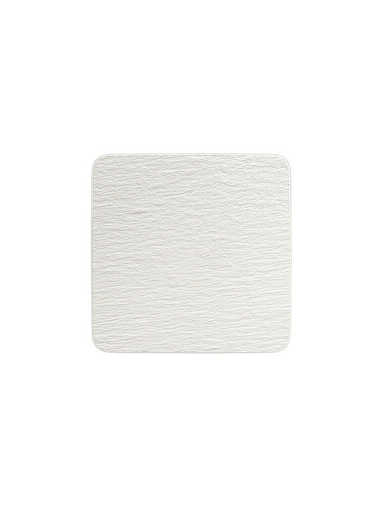 Villeroy & Boch Servierplatte quadratisch Gourmet Manufacture Rock Blanc 32,5x32,5cm weiß   10-4240