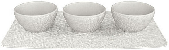 Villeroy & Boch Dipschälchen 4er Manufacture Rock Blanc  weiß   10-4240