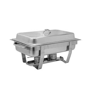 AcMax Edelstahl Speisenwärmer Warmhaltebehälter Chafing Dish T633