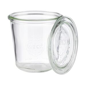 APS Weck-Glas/Einmachglas mit Deckel, 6er Set Ø 9 cm, H: 9 cm