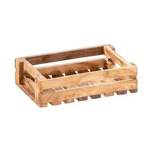 APS Table Caddy -OLIVE- 22 x 15 cm, H: 6 cm Olivenholz