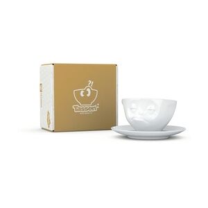 Tasse Verpennt weiß - 200 ml - FIFTYEIGHT Kaffeetasse - Dekor Weiß - 1 Stück