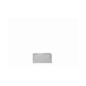 Tablett rechteckig, Halbmond, Klein 22,0 X 12,0 cm Aluminium vernickelt