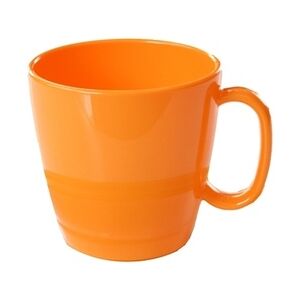 10x WACA Tasse, Inhalt: 230 ml Aus faserverstärktem PBT, Farbe: orange