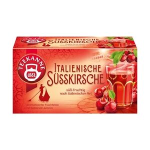 Teekanne Frio Italienische Sauerkirsche Früchtetee kalt&heiß 20 Beutel - 12 x 45 g (540 g)