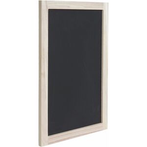 Neuwertig] 2er-Set Wandtafel HHG 993, Kreidetafel Schreibtafel Schiefertafel Dekotafel Notiztafel 60x40cm - beige