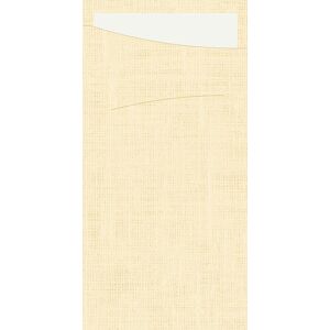 Sacchetto Dunisoft Cream, Serviette Weiß 11,5x23 cm 60 Stück