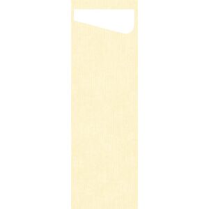 Sacchetto Slim Dunisoft Cream, Serviette Weiß 7x23 cm 60 Stück