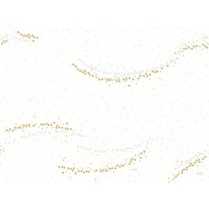 Tischset Dunicel Golden Stardust white 30x40 cm 500 Stück