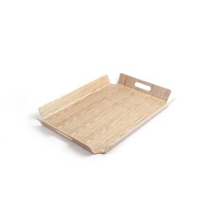 Dreiklang - be smart Dreiklang – Be Smart Wave Holz Tablett Serviertablett Für Frühstück Deko Tee - Geoffnete Verpackung
