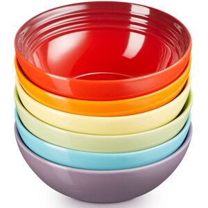 Le Creuset Stoneware Rainbow Bowls (Set of 6)