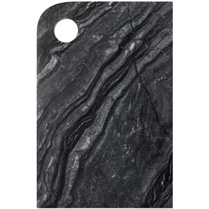 Mette Ditmer Design Servierplatte Marble black/grey 30 cm L